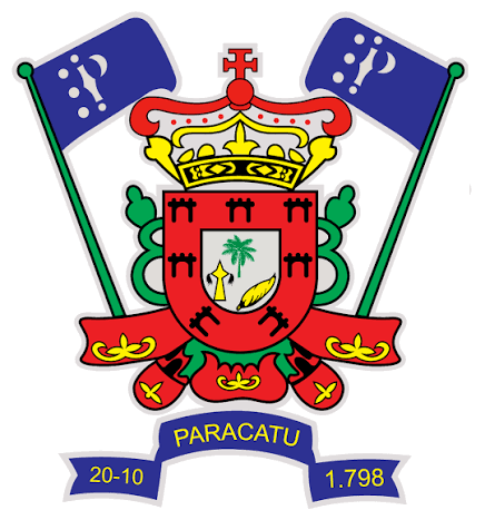 Brasão oficial do Município de Paracatu — MG